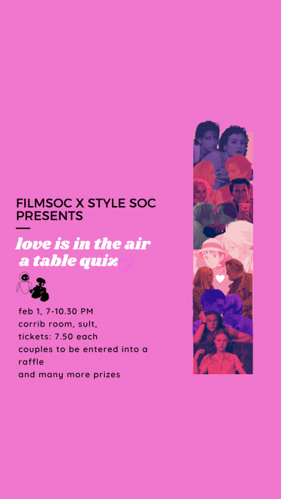 Film Soc x Style Soc Love is in the Air (quiz)